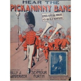 FURTH Seymour Hear the Pickaninny Band Chant Piano 1911