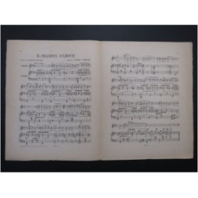 DE BRÉVILLE Pierre Trois Mélodies Chant Piano ca1890