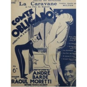 MORETTI Raoul La Caravane Chant Piano 1927
