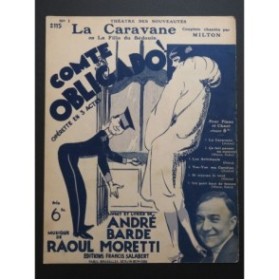 MORETTI Raoul La Caravane Chant Piano 1927
