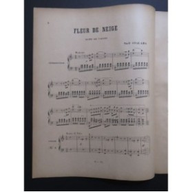STALARS Noël Fleur de Neige Piano ca1900