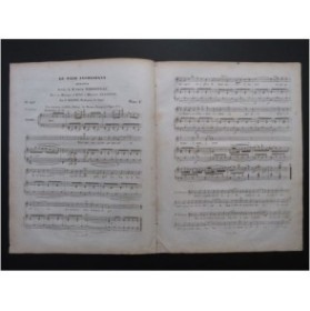 MASINI F. Le Page Inconstant Chant Piano ca1830