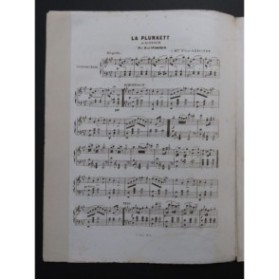 WAGNER Paul La Plunkett Piano ca1850