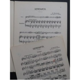 MOSZKOWSKI Moritz Serenata Violon Piano ca1885