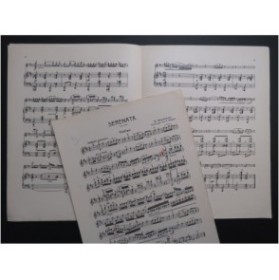 MOSZKOWSKI Moritz Serenata Violon Piano ca1885
