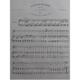 PEAN DE LA ROCHE JAGU Le Pauvre voyageur Chant Piano ca1830