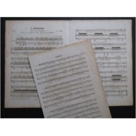 HENRION Paul L'Archange Nanteuil Chant Piano ca1850