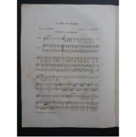 FALANDRY A. G. La fête du village Chant Piano ca1840