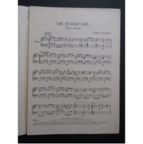 MONCKTON Lionel The Quaker Girl Piano 1911