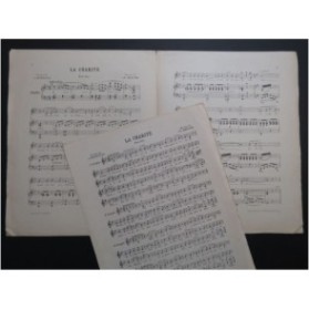 MERCIER Ch. La Charité Chant Piano ca1890