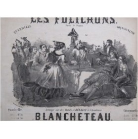 BLANCHETEAU Les Folichons Piano ca1850