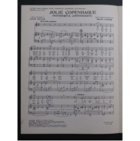 LOESSER Frank Jolie Copenhague Chant Piano 1951