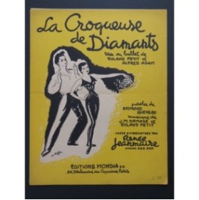 DAMASE J.-M. PETIT Roland La Croqueuse de Diamants Chant Piano 1950