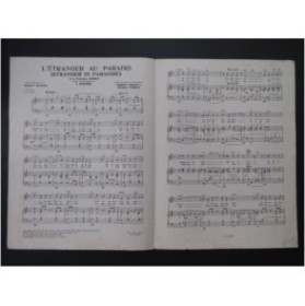 WRIGHT Robert FORREST George L'Étranger au Paradis Chant Piano 1953