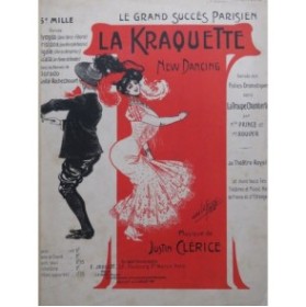 CLÉRICE Justin La Kraquette New Dancing Piano 1906