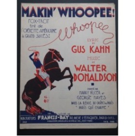 DONALDSON Walter Makin' Whoopee ! Chant Piano 1929
