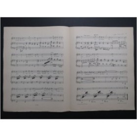 MOREAU Léon Sérénité Chant Piano