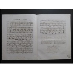 LEMOINE Henry L'enfant de la Savoie Chant Piano ca1830