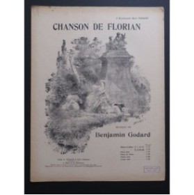 GODARD Benjamin Chanson de Florian Chant Piano 1926