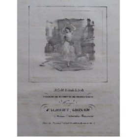 GRISAR Albert Esméralda Chant Piano ca1840