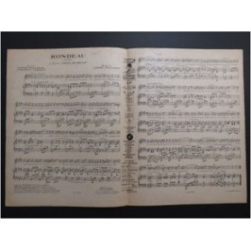 MESSAGER André Rondeau Chant Piano 1928