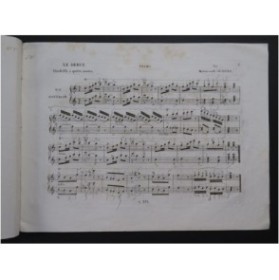 GUIBERT Emilie Le Début Quadrille Piano 4 mains ca1840