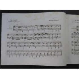 GUIBERT Emilie Le Début Quadrille Piano 4 mains ca1840