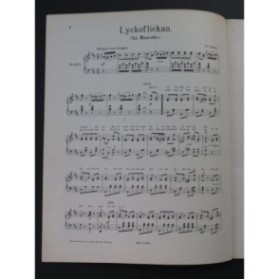 AUDRAN Edmond Lyckoflickan La Mascotte Piano ca1905