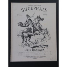 DESSAUX Louis Bucéphale Piano 4 mains ca1880