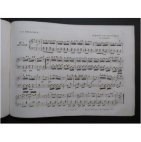 TOLBECQUE J. B. Quadrille No 2 sur la Favorite Piano Violon Flageolet ca1841