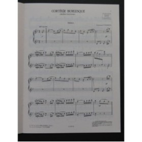 CHABRIER Emmanuel Cortège Burlesque Piano 4 mains 1981