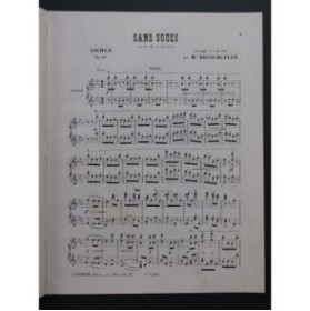 ASCHER Joseph Sans Souci op 85 Piano 4 mains