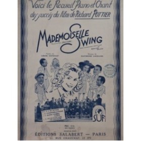 LEGRAND LANJEAN Mademoiselle Swing Piano Chant 1942