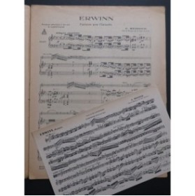 MEISTER G. Erwinn Clarinette Piano ca1920