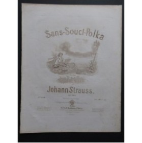 STRAUSS Johann Sans Souci Polka Piano ca1860