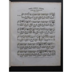 STRAUSS Johann Sans Souci Polka Piano ca1860
