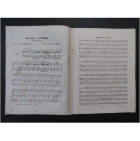 POURNY Charles Maison à vendre Chant Piano ca1870