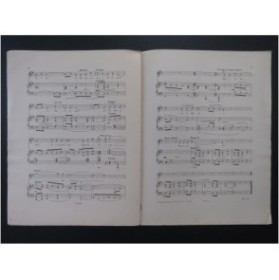 CHARPENTIER Gustave A une Fille de Capri Chant Piano 1894