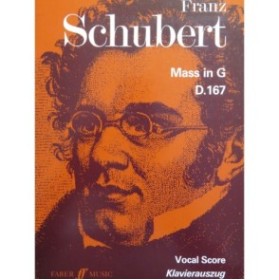 SCHUBERT Franz Messe in G D.167 Piano Chant
