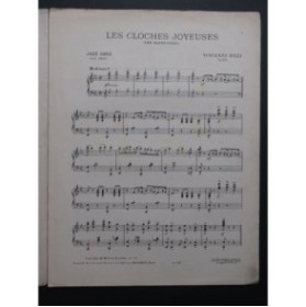 BILLI Vincenzo Les Cloches Joyeuses Jazz Band Fox Trot Piano 1920