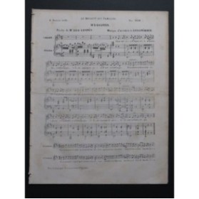 DE LONGPÉRIER A. ROUSSEL A. UGALDE Pièces Chant Piano et Piano 4 mains 1852