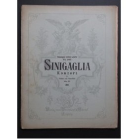 SINIGAGLIA Leone Konzert op 20 Violon Piano 1902