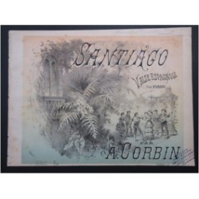 CORBIN A. Santiago Piano ca1895