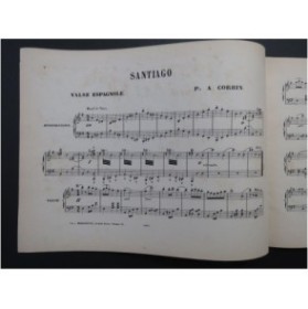 CORBIN A. Santiago Piano ca1895
