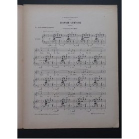 HOLMÉS Augusta Chanson Lointaine Chant Piano 1909