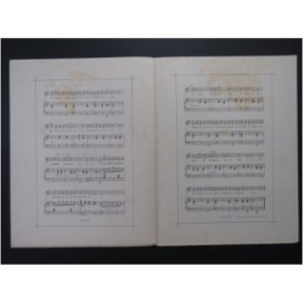 WECKERLIN  J. B. Menuet d'Exaudet Chant Piano ca1885