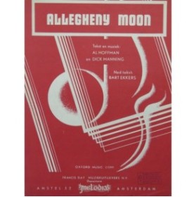 HOFFMAN Al MANNING Dick Allegheny Moon Chant Piano 1956