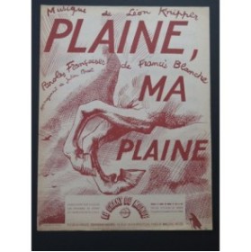  ma plaine Chant Piano 1945