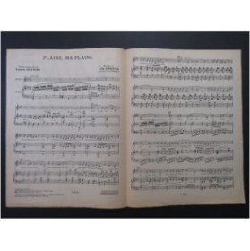 KNIPPER Léon Plaine, ma plaine Chant Piano 1945