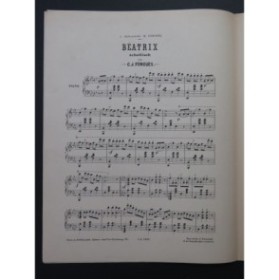 FORGUES C. J. Béatrix Piano ca1920